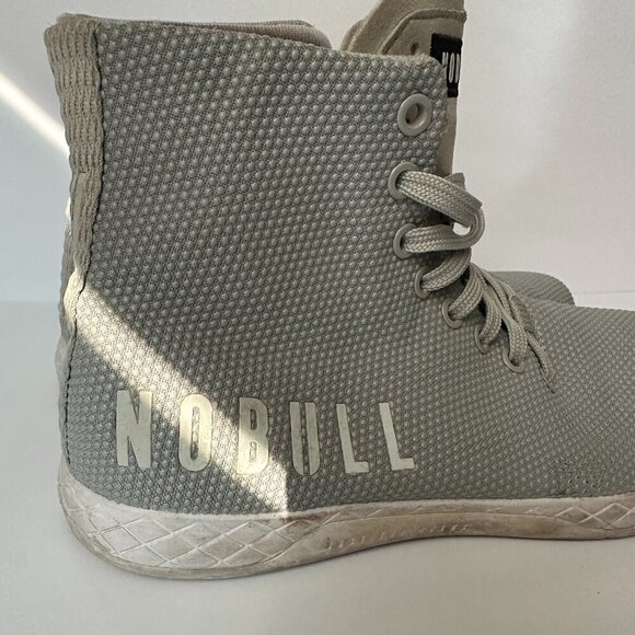 NOBULL gray training shoes SIZE M 6.5 W 8 - Picture 2 of 6